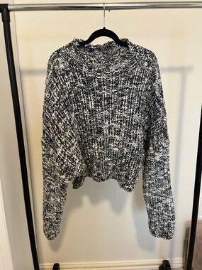 Free People Marled Crew Neck Sweater